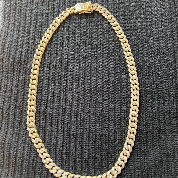 Diamond Cuban link chain - Picture 2 of 2